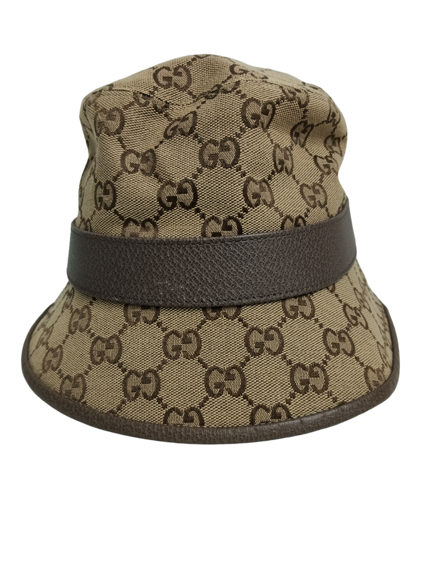 GUCCI HAT 576587 4HG62 GG CANVAS BUCKET