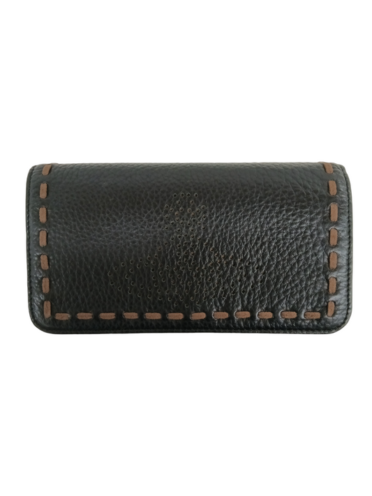 Vivienne Weatwood Long Wallet Black Leather (Rank B)