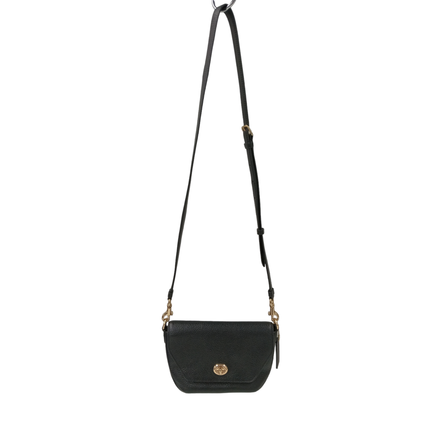 COACH Shoulder Bag C2815 Black Rank A