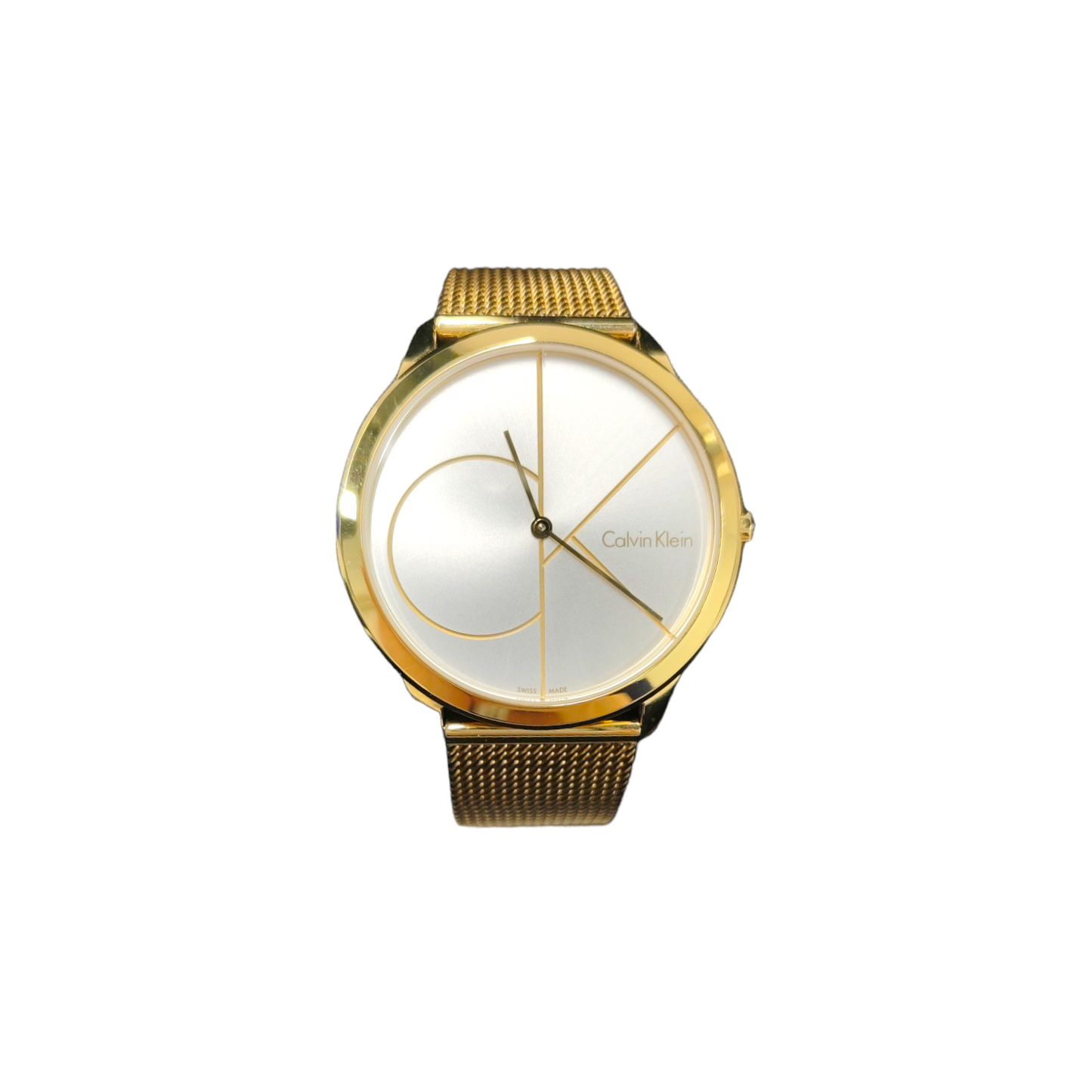 Calvin Klein Wrist Watch K3M 215 Gold Stainless Steel Rank A