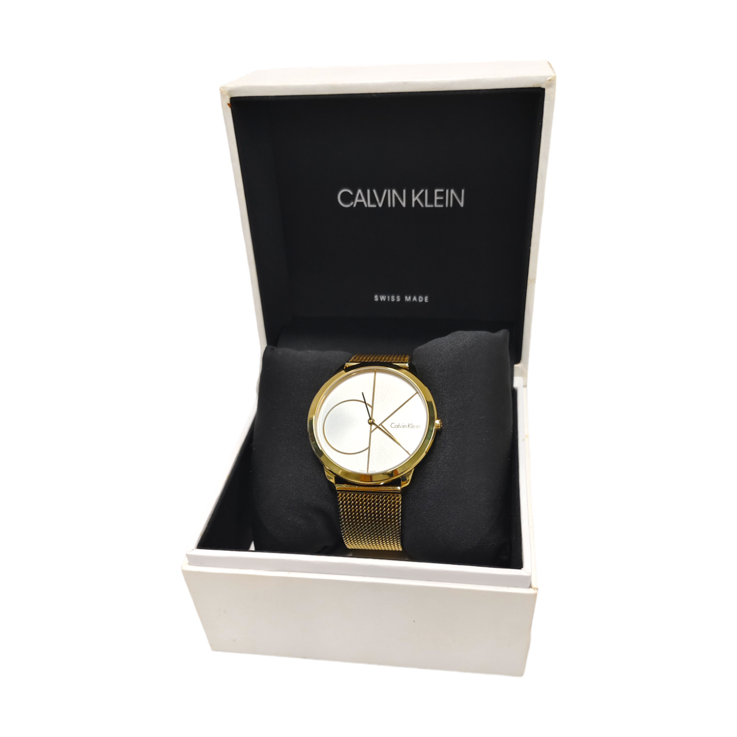 Calvin Klein Wrist Watch K3M 215 Gold Stainless Steel Rank A