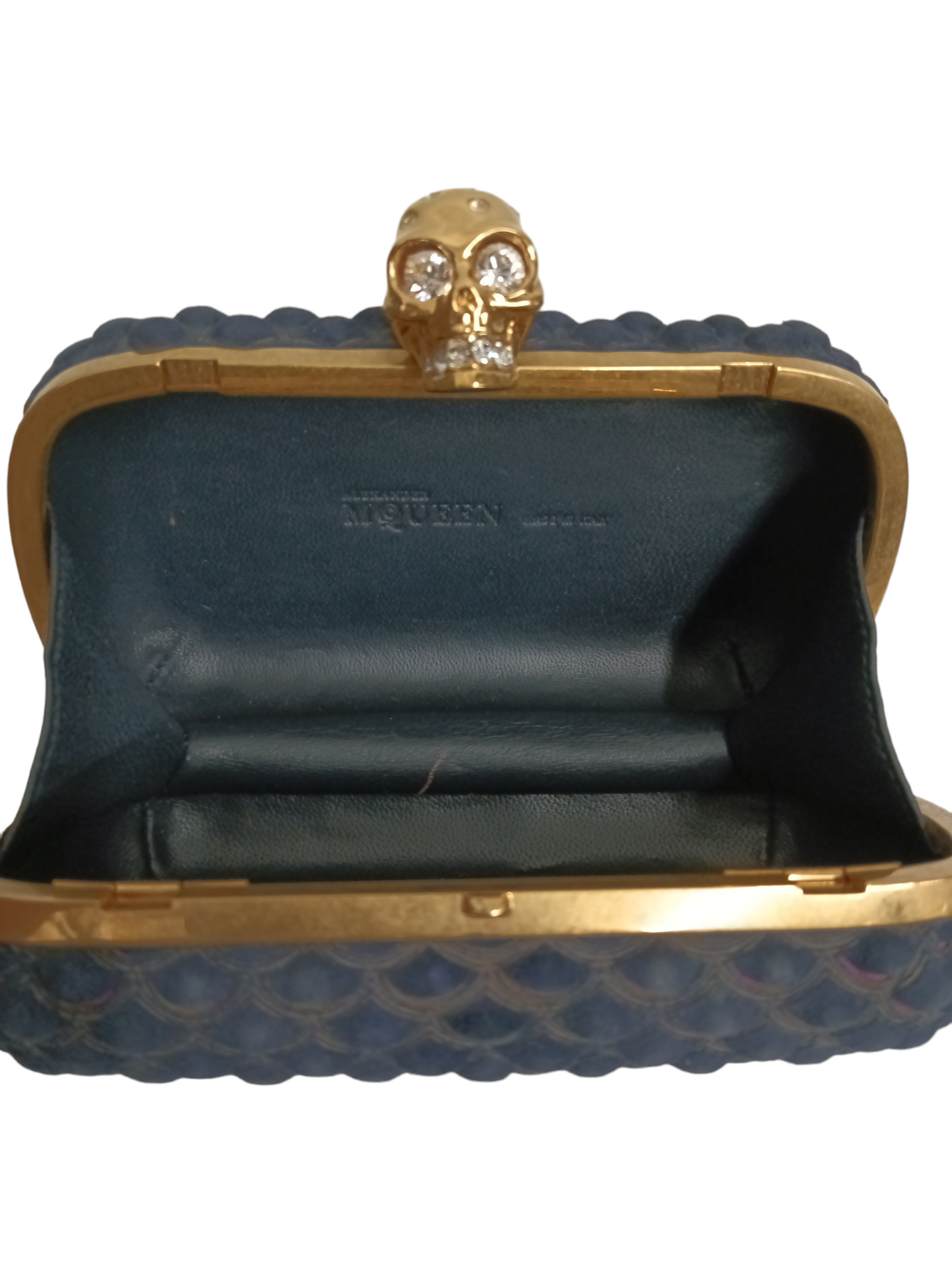 ALEXANDER MCQUEEN SKULL NAVY/GOLD 28707