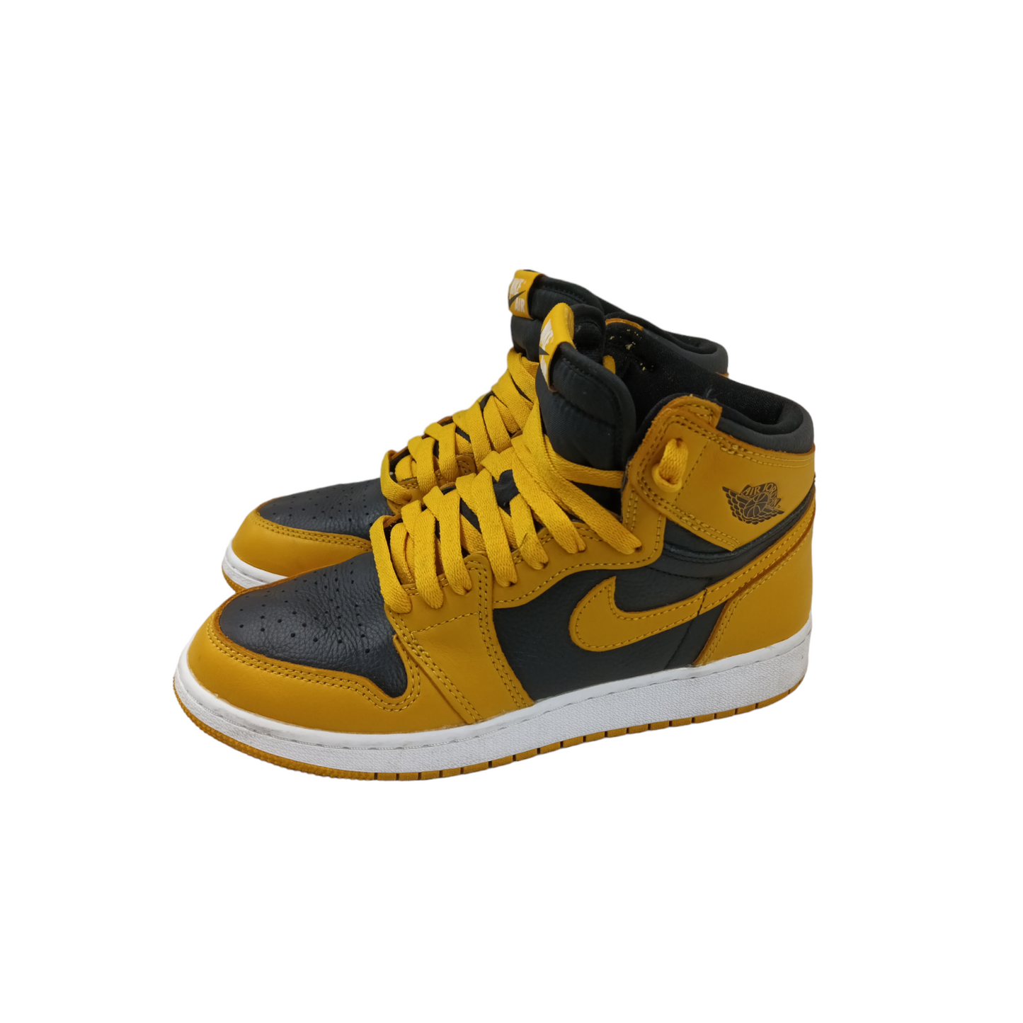 NIKE Sneaker Size 39 Kids Black/Yellow Rank AB