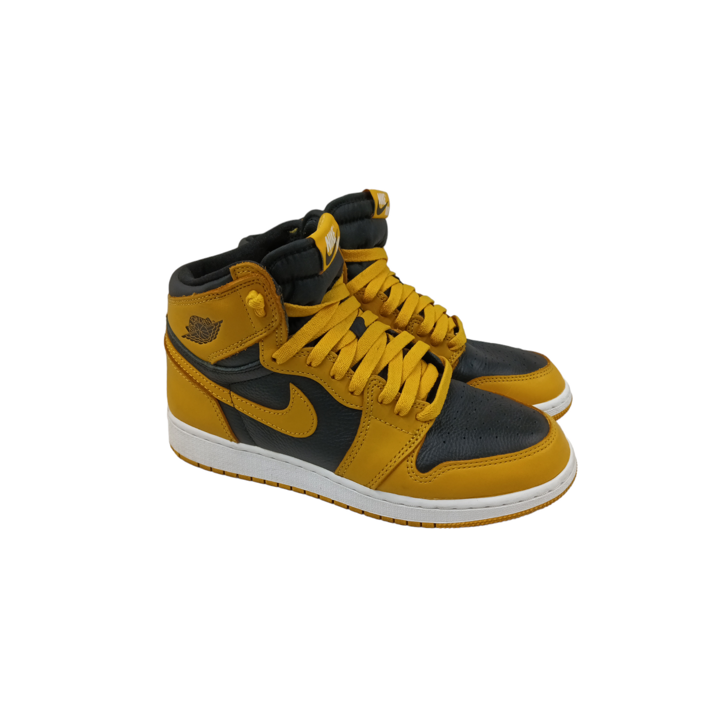 NIKE Sneaker Size 39 Kids Black/Yellow Rank AB