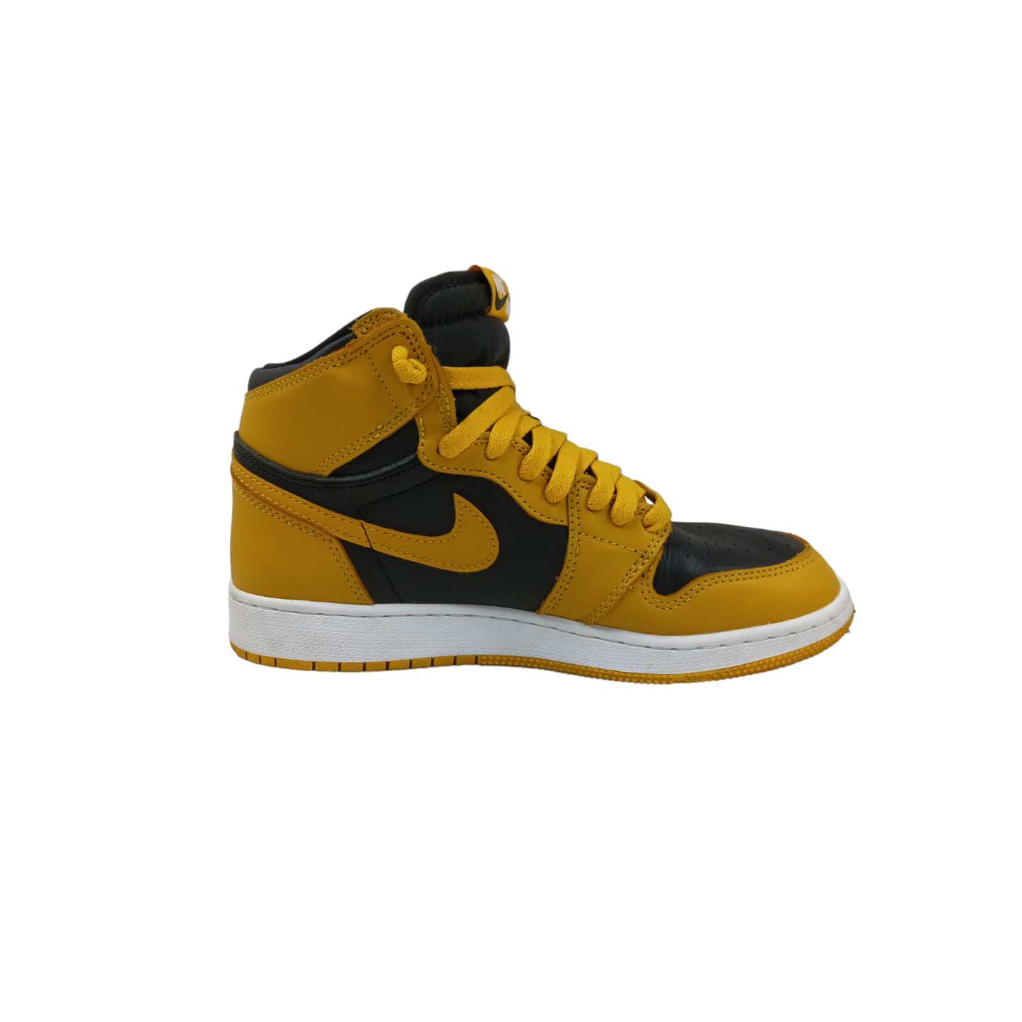 NIKE Sneaker Size 39 Kids Black/Yellow Rank AB