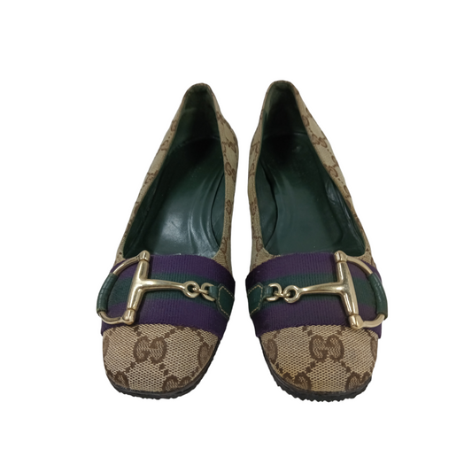 GUCCI Pumps Size 35.5 Brown *Repair* Rank BC