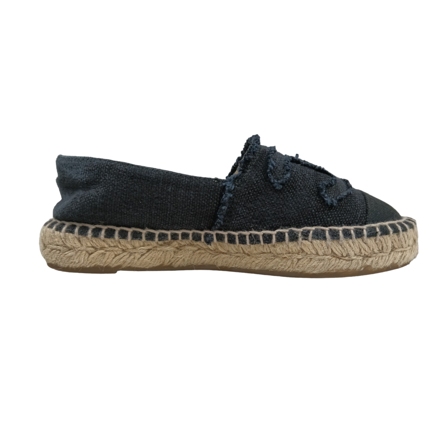 CHANEL Espadrille Size 35 Black ZG29762 Rank B