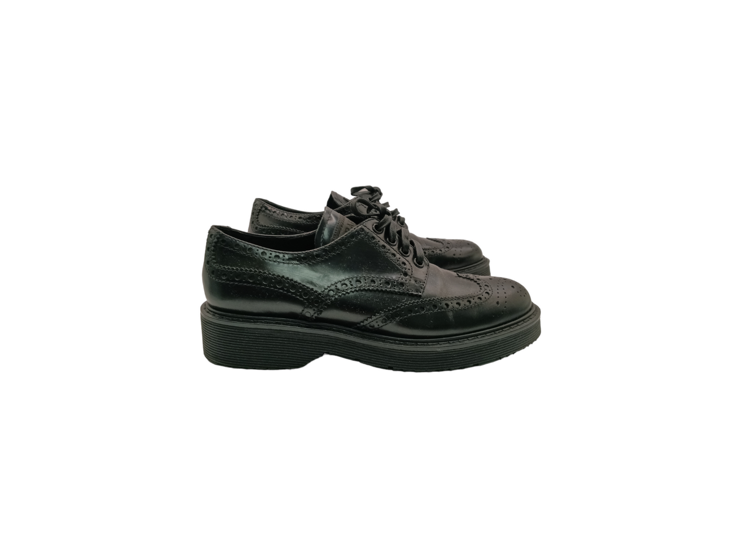 PRADA SHOES SIZE 36 LADY 'S BLACK 3E539