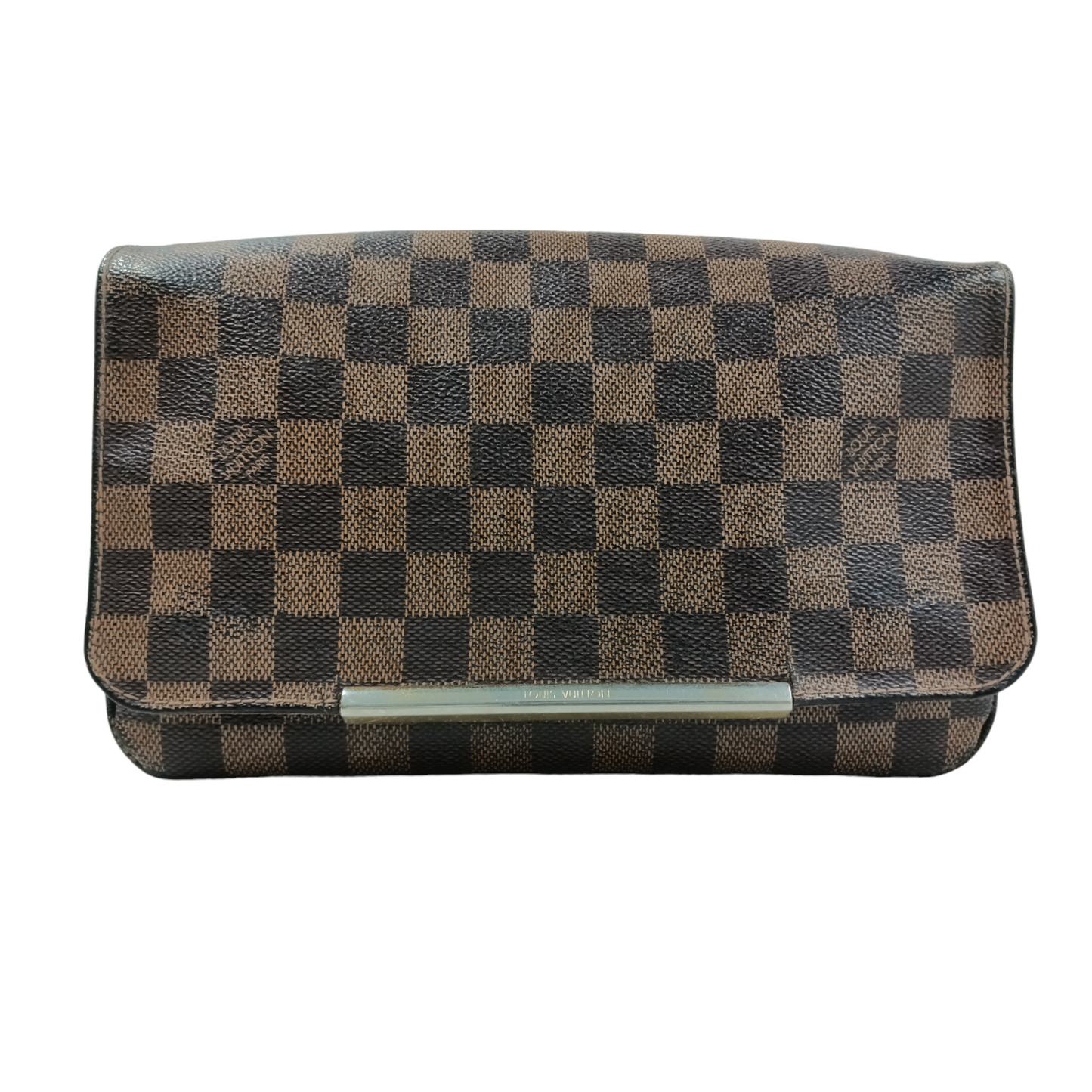 LOUIS VUITTON Shoulder Bag damier Brown Scratch/Damage Rank C