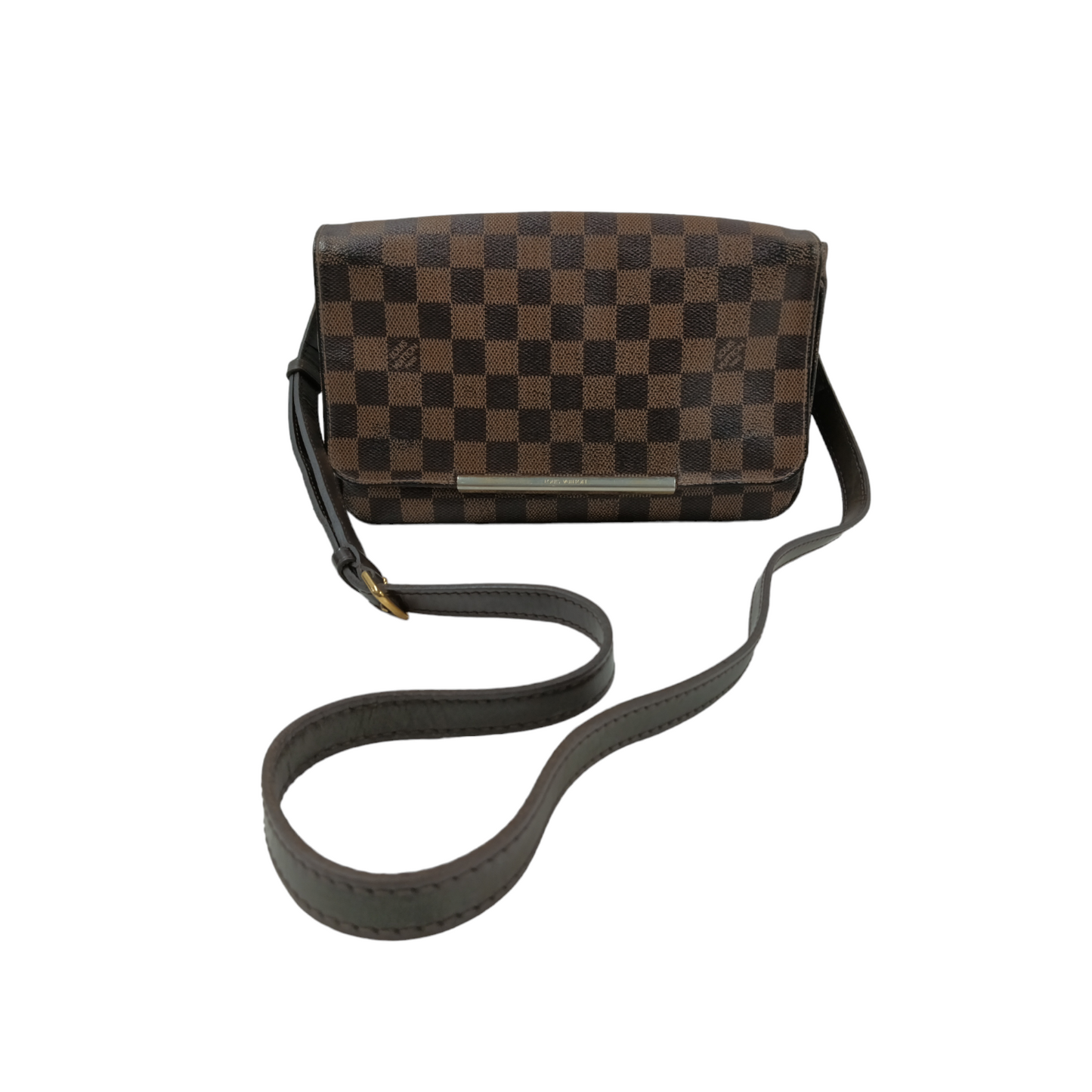 LOUIS VUITTON Shoulder Bag damier Brown Scratch/Damage Rank C