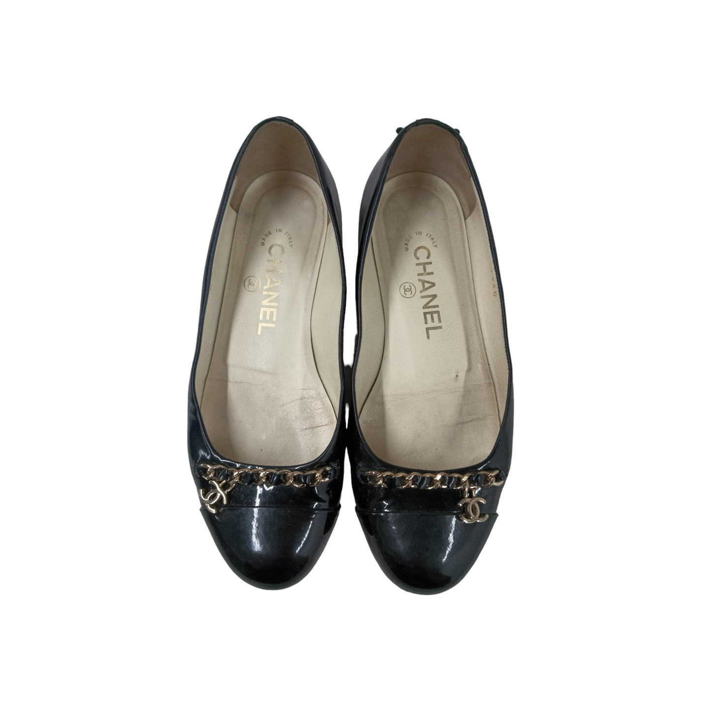 CHANEL Pumps G27246 Size 36C Lady Black Rank B