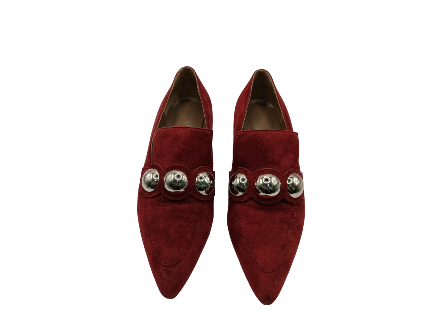 HERMES SHOES SIZE 38 LADY 'S RED 172900Z