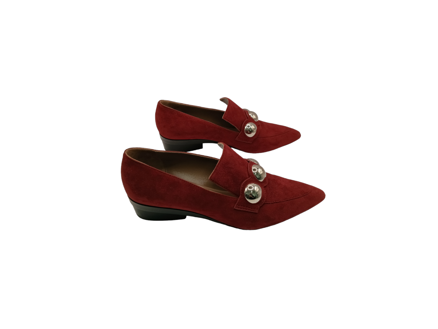 HERMES SHOES SIZE 38 LADY 'S RED 172900Z