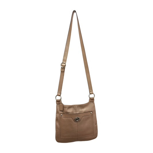 COACH Shoulder Bag Beige F16533 Rank B