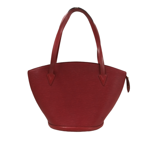 LOUIS VUITTON Tote Bag Epi M52667 Red Rank BC