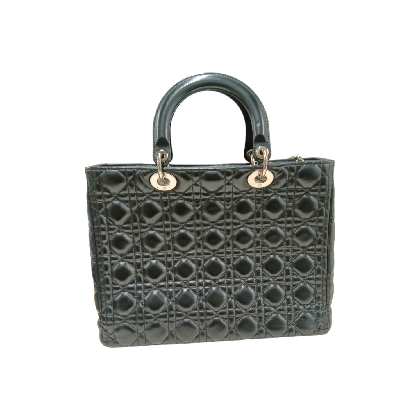 Christian Dior Bag Lady Dior Black Damage Rank B