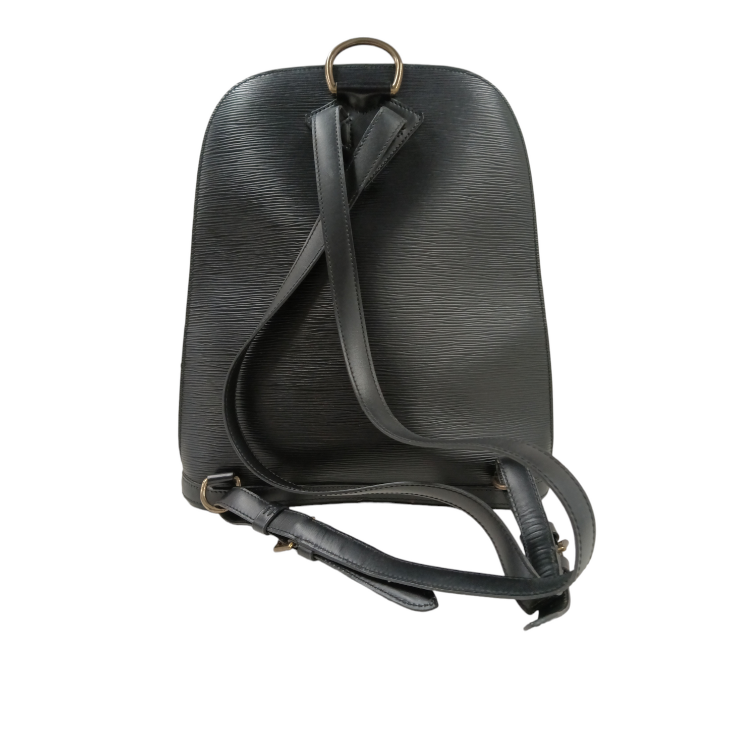 LOUIS VUITTON Rucksack Epi M52292 VI0946 Black *Damage* Rank BC