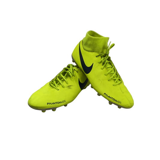 NIKE Footbal SHOES Size 46 Yellowish Green Phantom Vsn Scratch Rank C