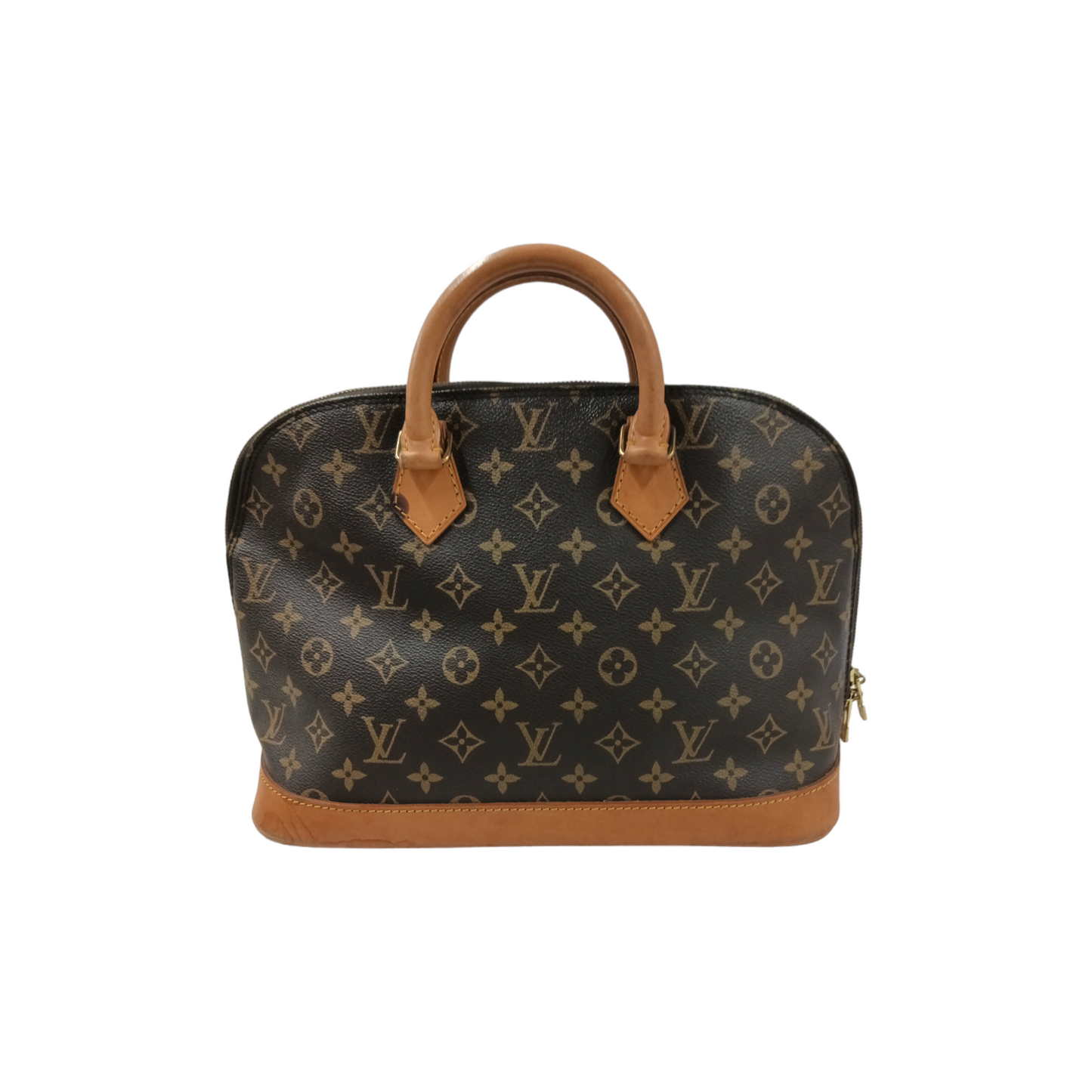 LOUIS VUITTON Handbag Monogram M51130 Brown Stain/Damage VI0973 Rank C