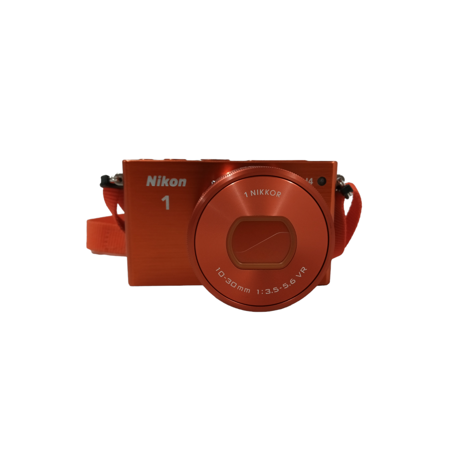 Nikon Digital Camera 1 J4 Orange KIT 10-30 *screen damage