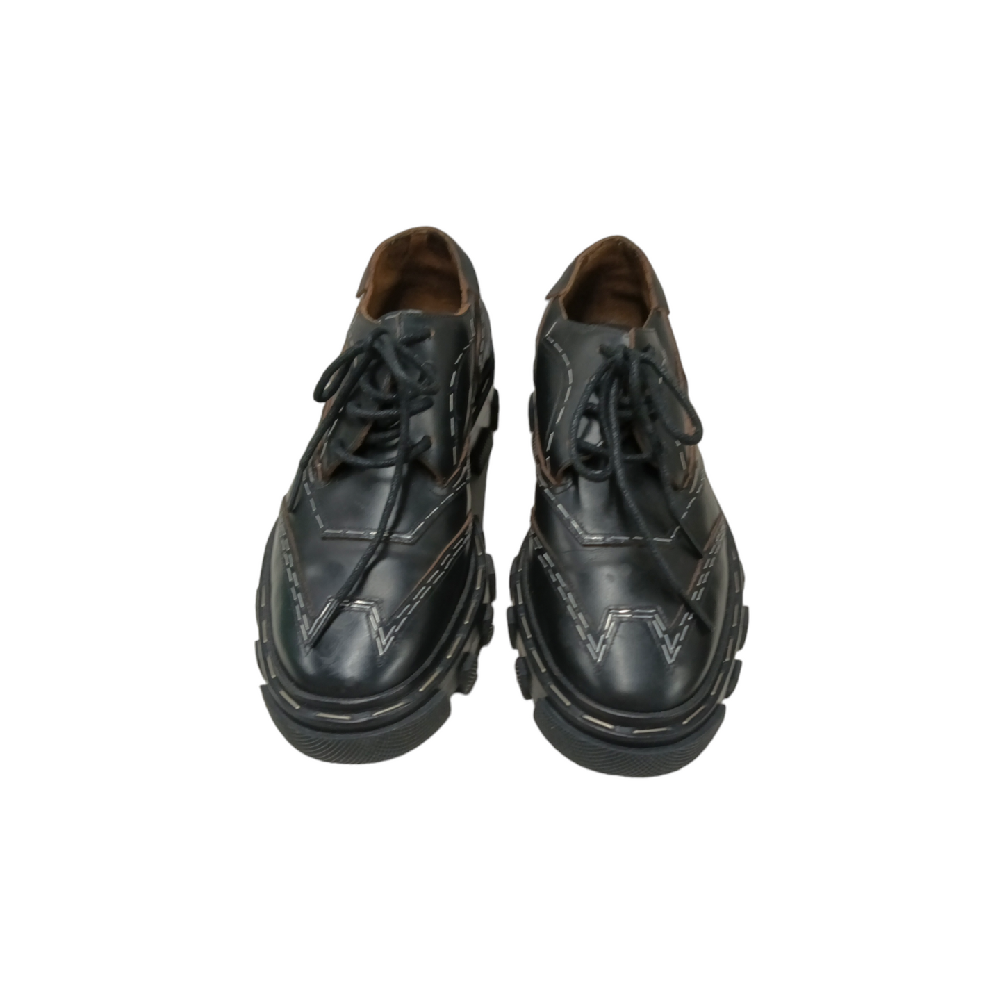 BALENCIAGA Leather Shoes Size 36 Lady Black 400365 Rank B