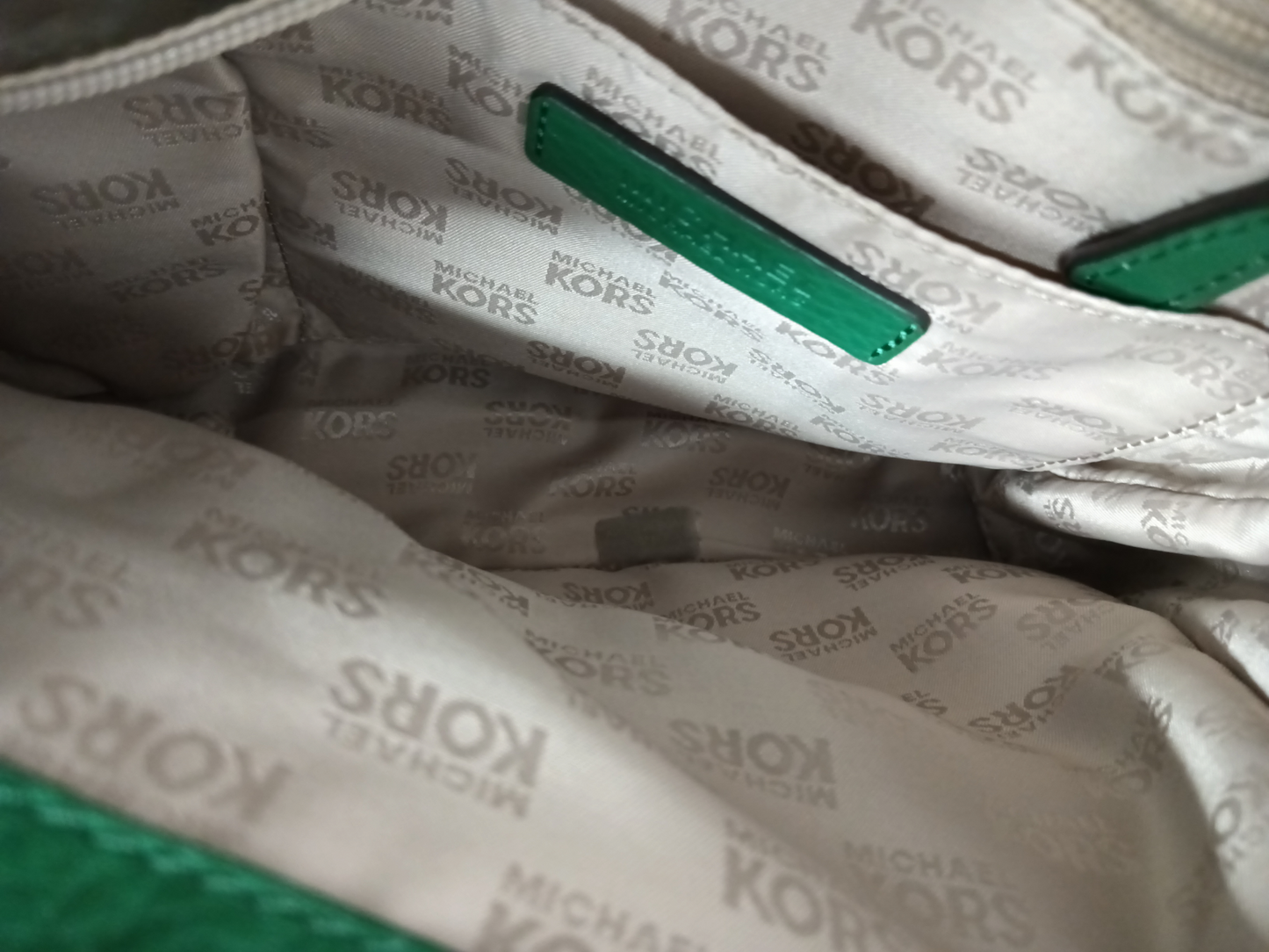 MICHAEL KORS 2WAY BAG GREEN RANK B