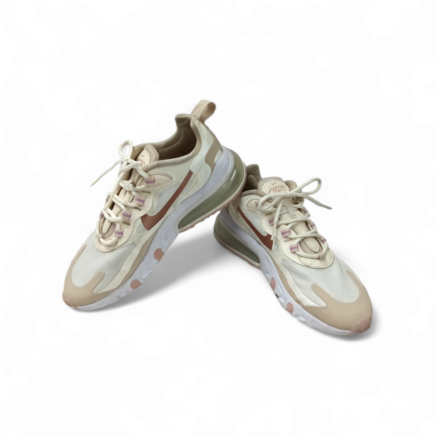 NIKE Sneaker Size 6.5W CU9333-100 Lady's Beige Stain Rank B