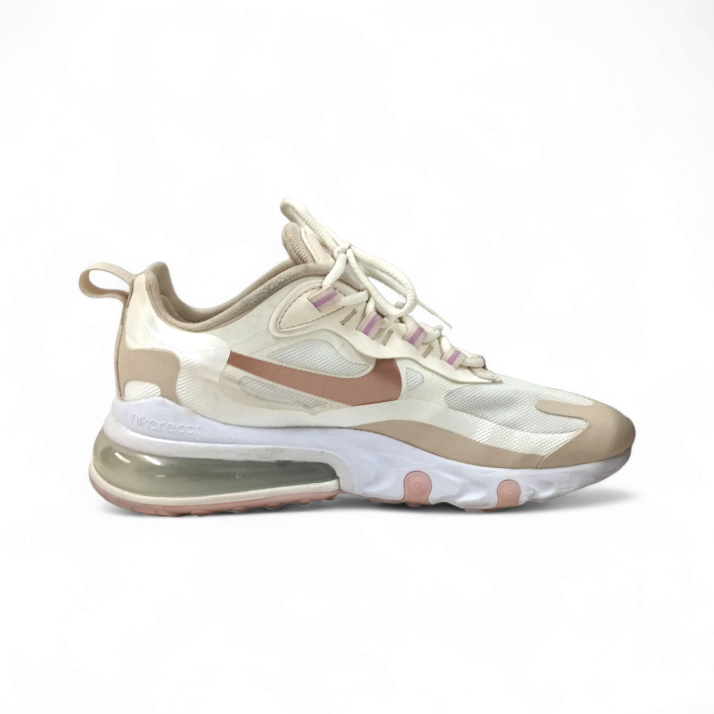 NIKE Sneaker Size 6.5W CU9333-100 Lady's Beige Stain Rank B