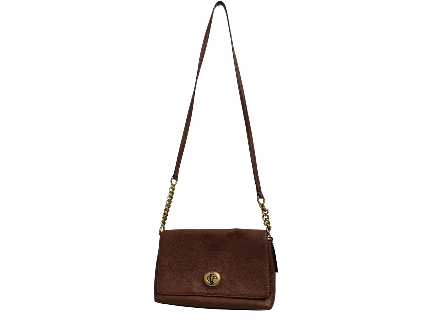 COACH SHOULDER BAG BROWN RANK B G2081