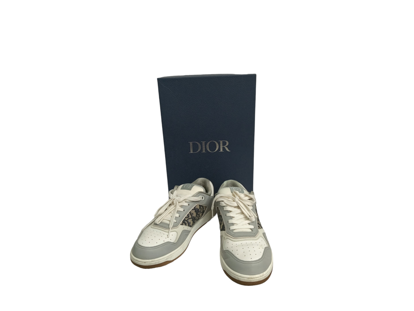 CHRISTIAN DIOR SNEAKER SIZE 43 MENS WHITE/GREY RANK B 3SN272ZIR16543