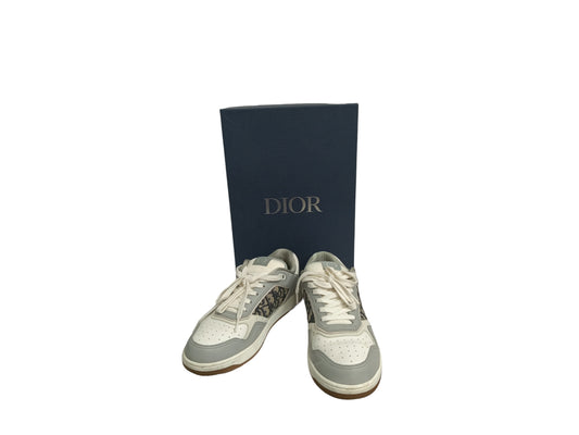 CHRISTIAN DIOR SNEAKER SIZE 43 MENS WHITE/GREY RANK B 3SN272ZIR16543