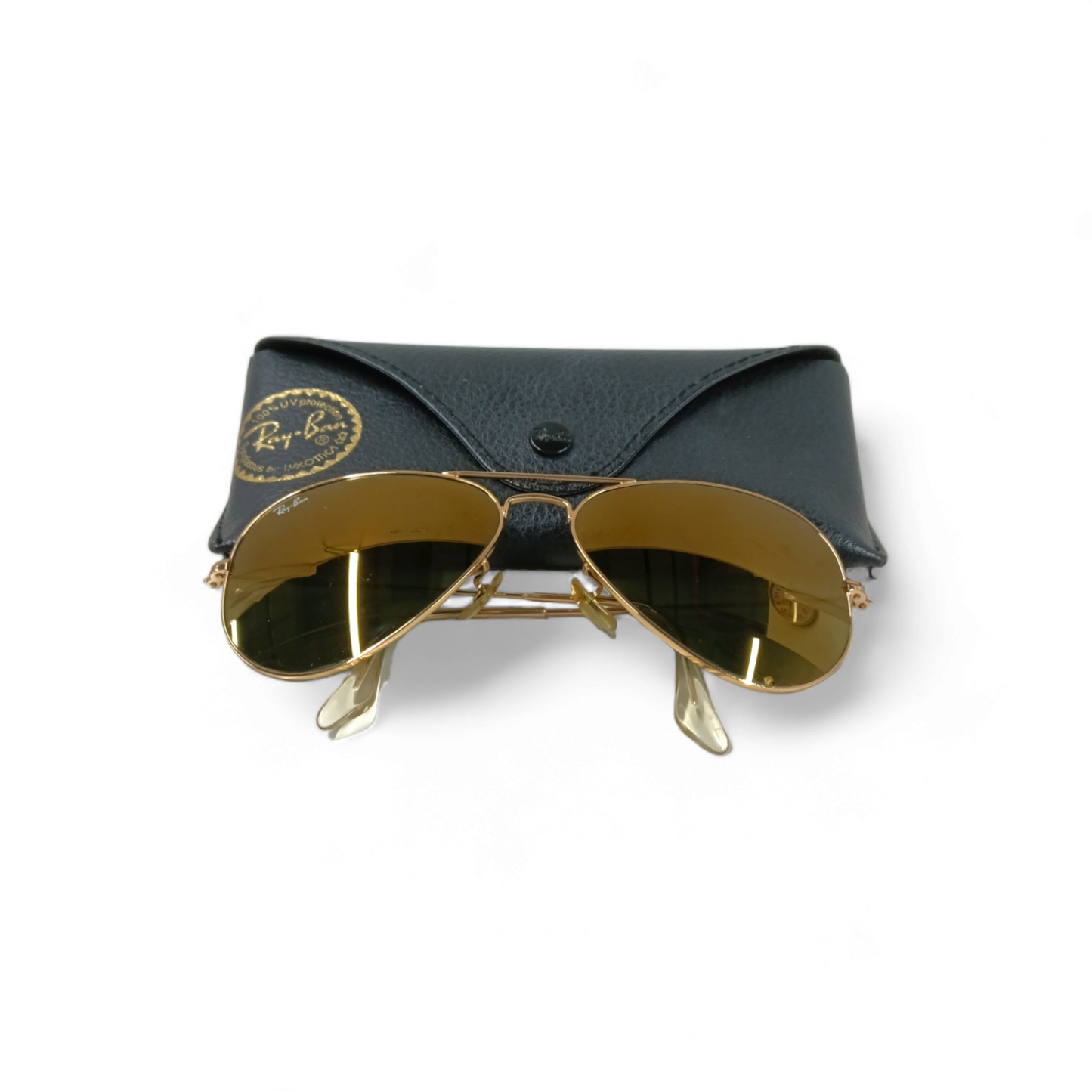 RAY-BAN Sunglasses Gold RB3025 Rank B