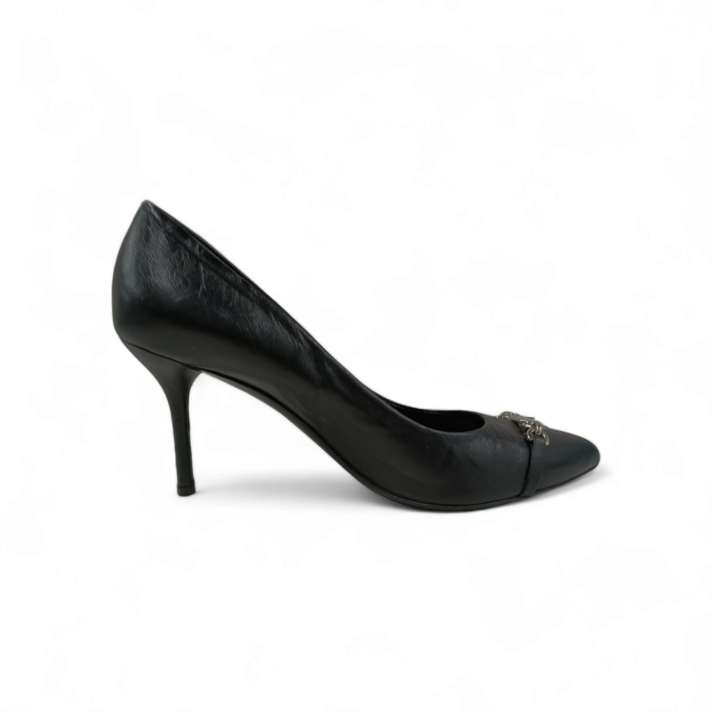 GUCCI Pumps Size 37.5 Lady's Black Damage 370599 Rank B