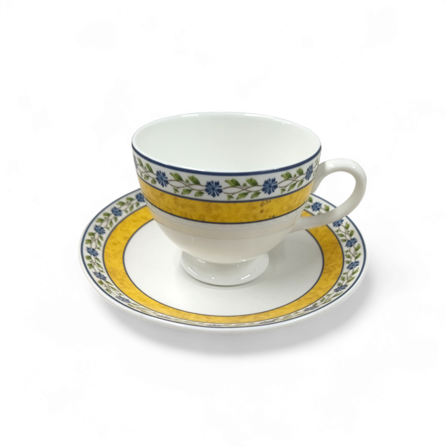 WEDGWOOD Cup&Saucer  Yellow Mistral Rank B