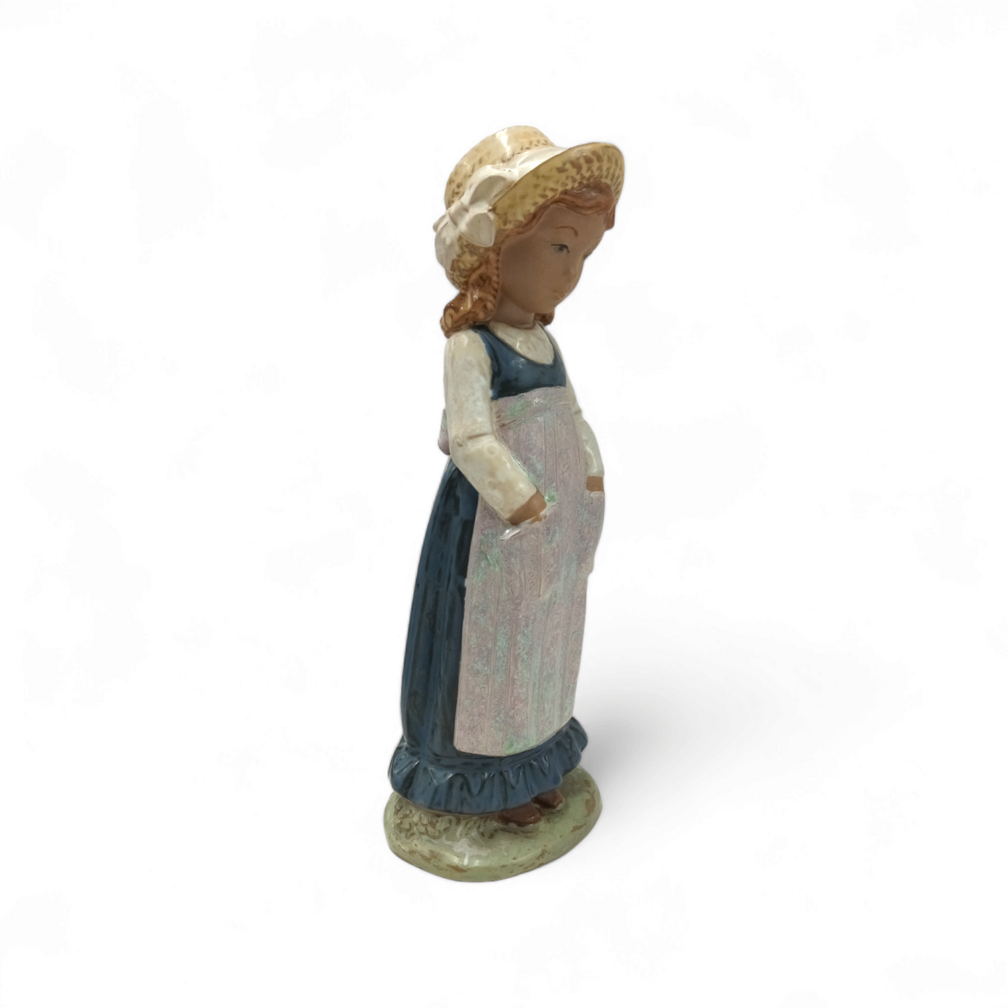 LLADRO Interior Goods Vintage nao porcelain girl with hands