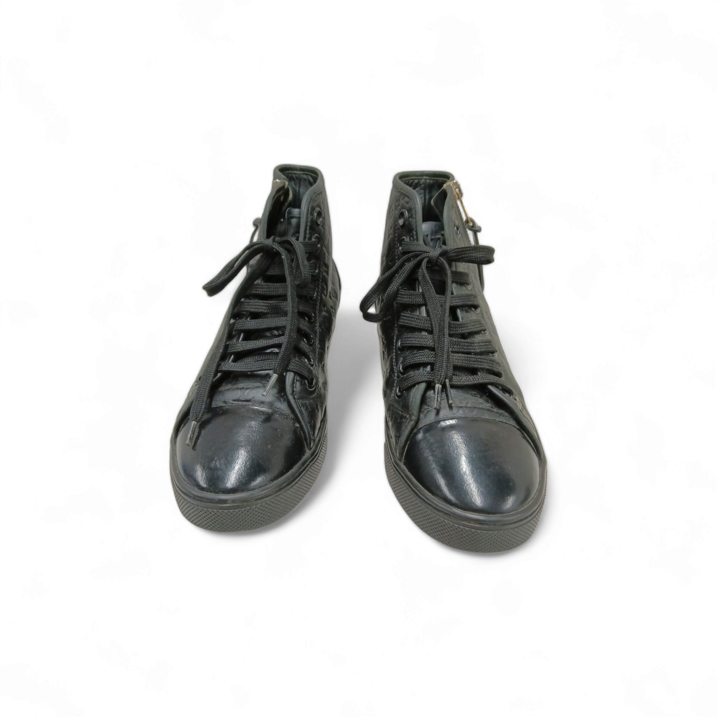 LOUIS VUITTON Sneaker Size 5 G00192 Lady's Black Rank B *Damage*