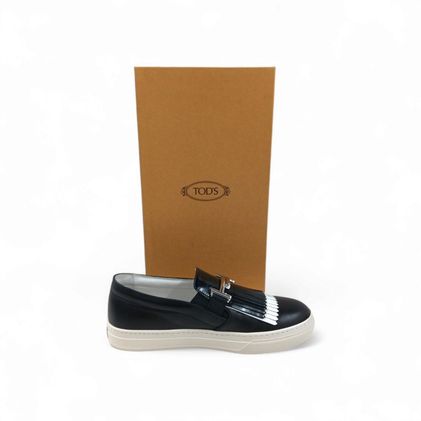 TOD'S Shoes 0GW0Q700NLK-PF Size 38 Mens Black/White Rank AB