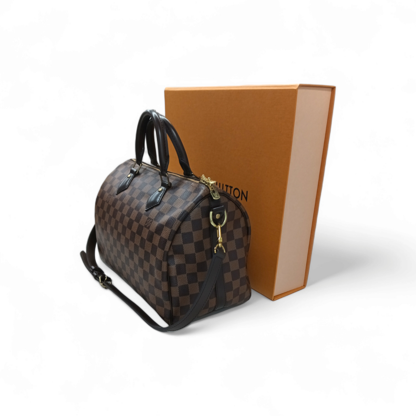 LOUIS VUITTON 2WAY Bag Speedy 30 Bandouliere N41367 Brown CT1118 Rank AB