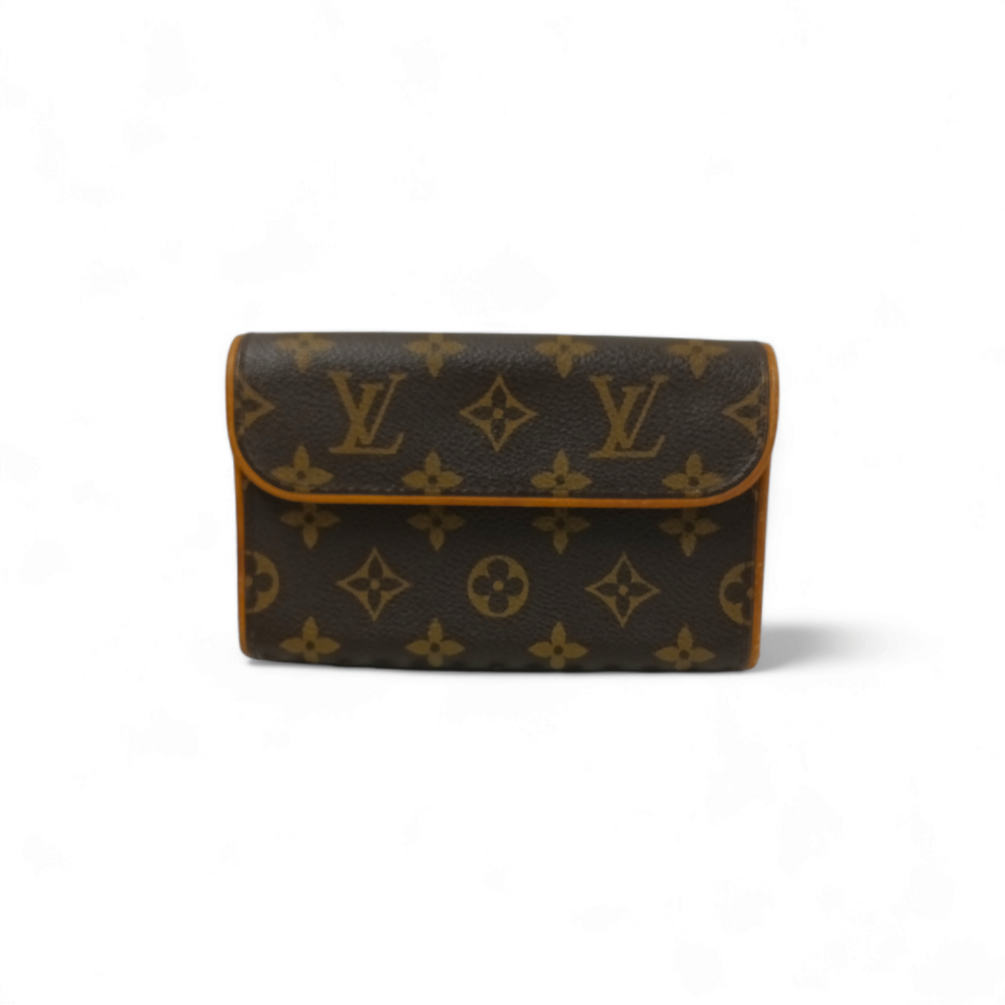 LOUIS VUITTON Waist Pouch Monogram M51855 Brown FL0094/FL0012 Rank B