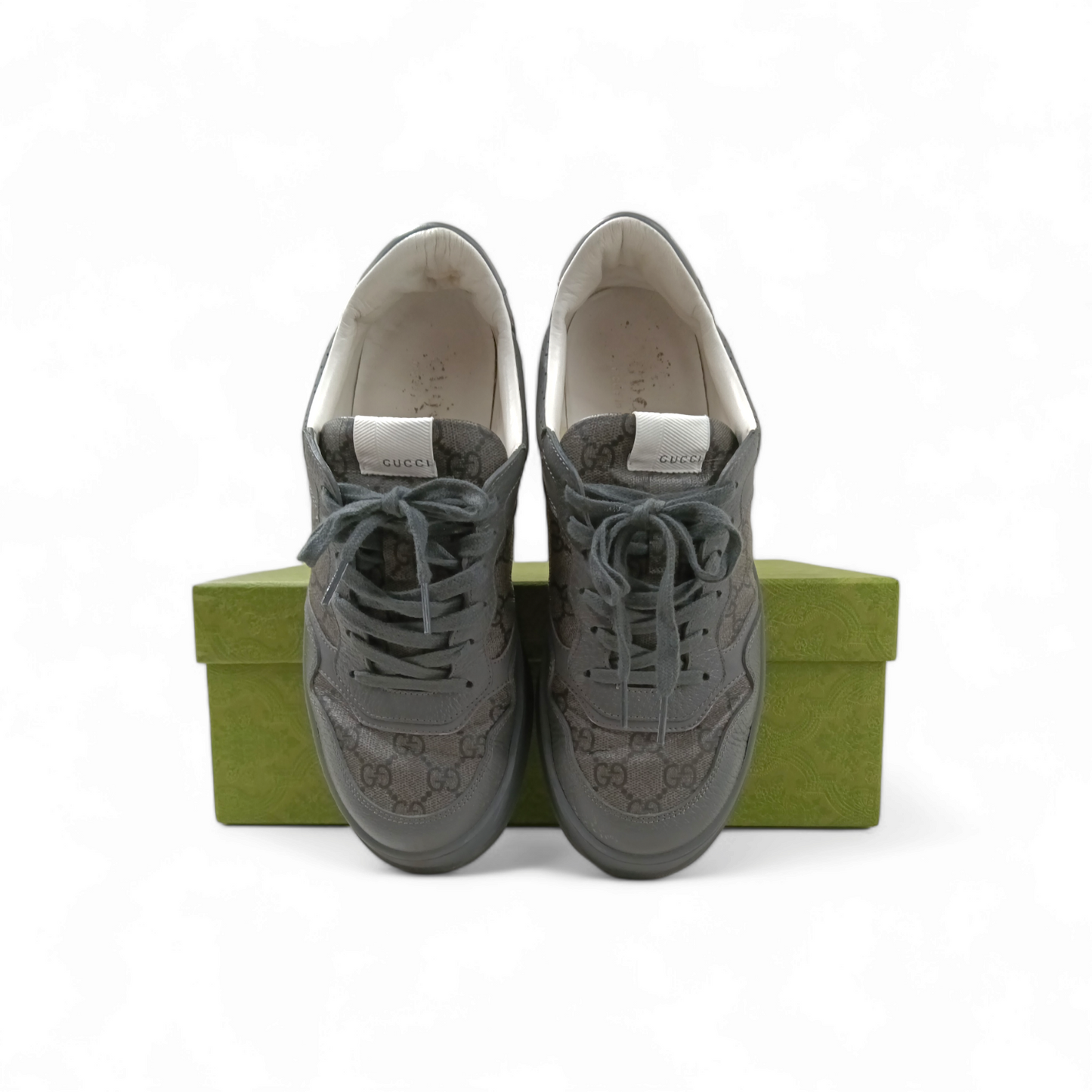 GUCCI Shoes Size 8 726543 Mens Gray