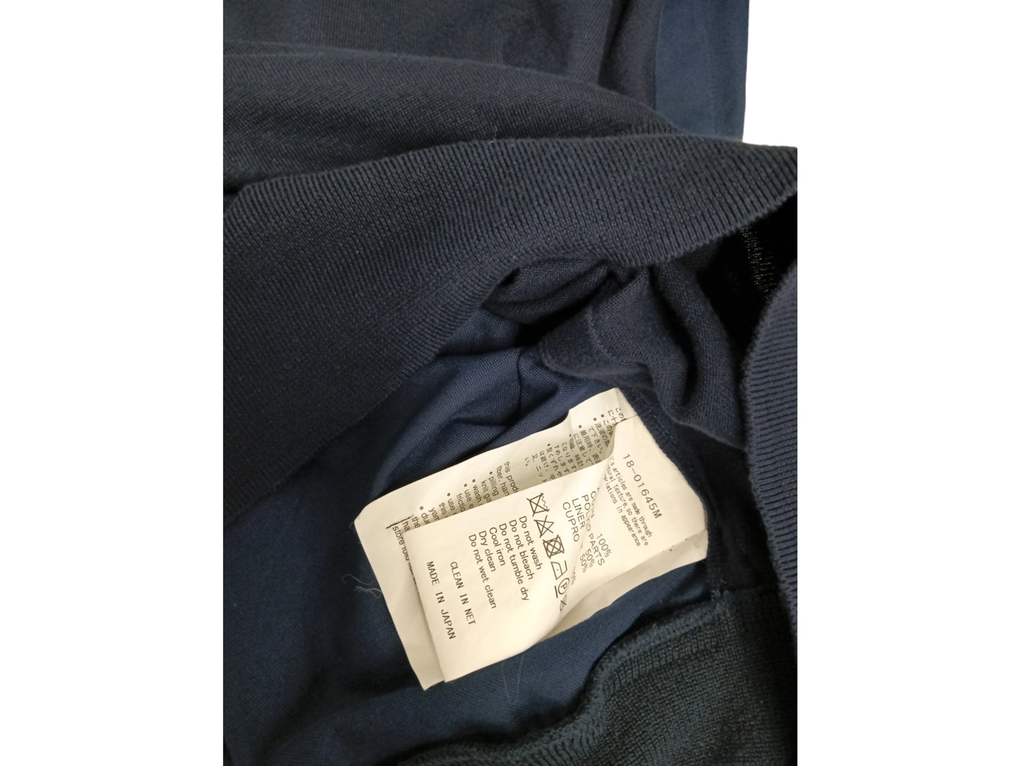 SACAI SWEAT MENS NAVY 18-01645M