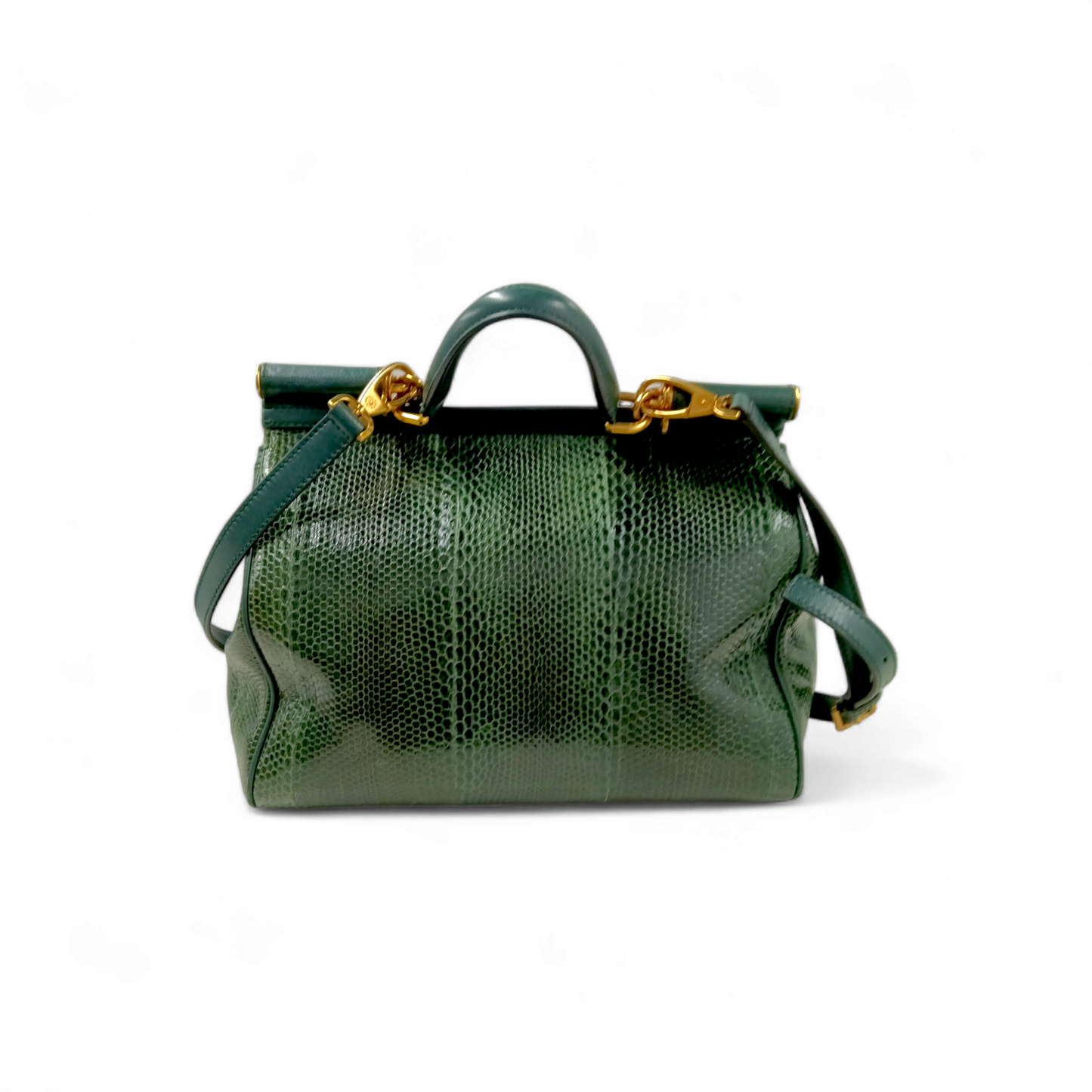 DOLCE & GABBANA Bag Green Green Sicily Rank AB