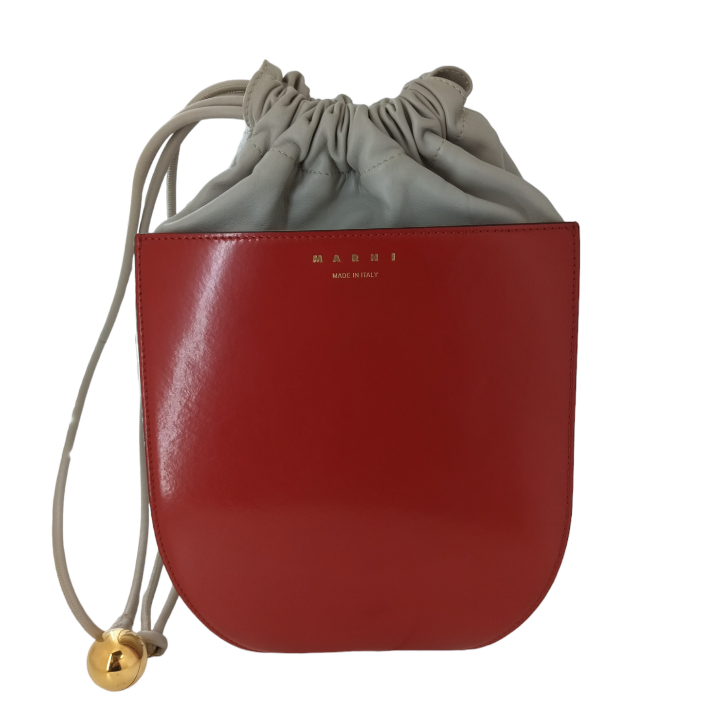 MARNI Bucket Bag SBMP0021Q0 RedAndOrange