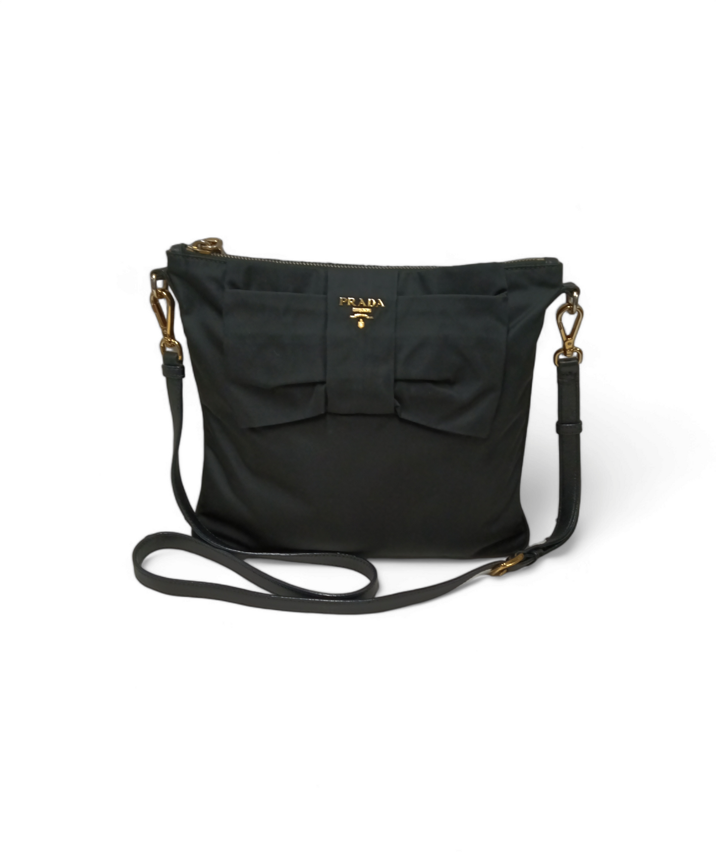 PRADA Shoulder Bag BT0659 BLACK Stain Rank B