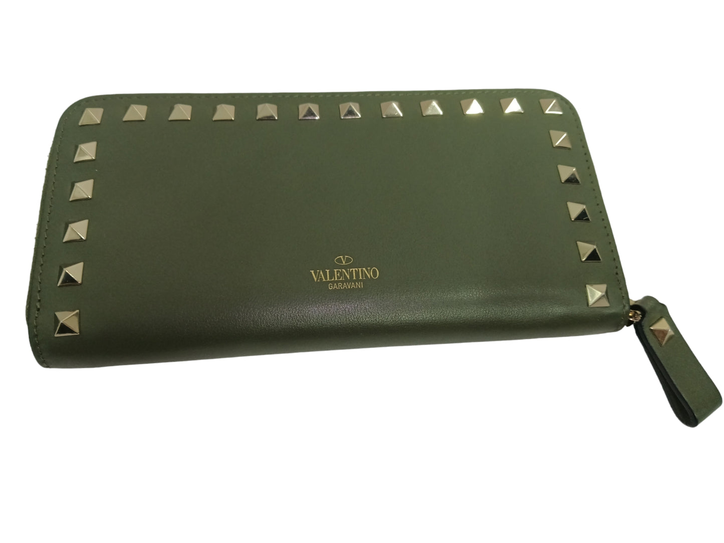 Valentino Garavani Long Wallet Olive PRP645BOL2 RANK A