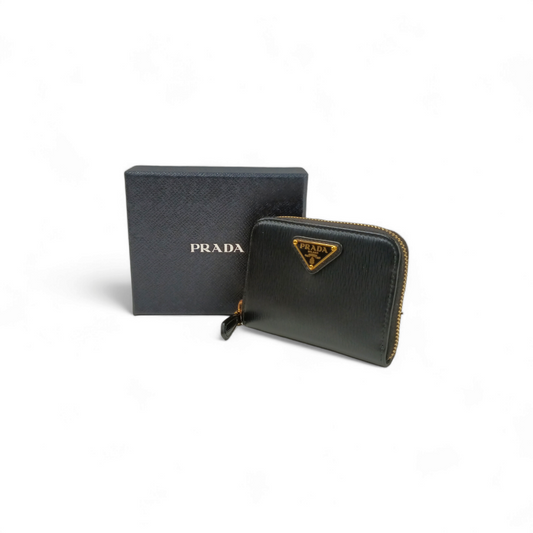 PRADA Wallet 1MM268 Blak Mini Rank A