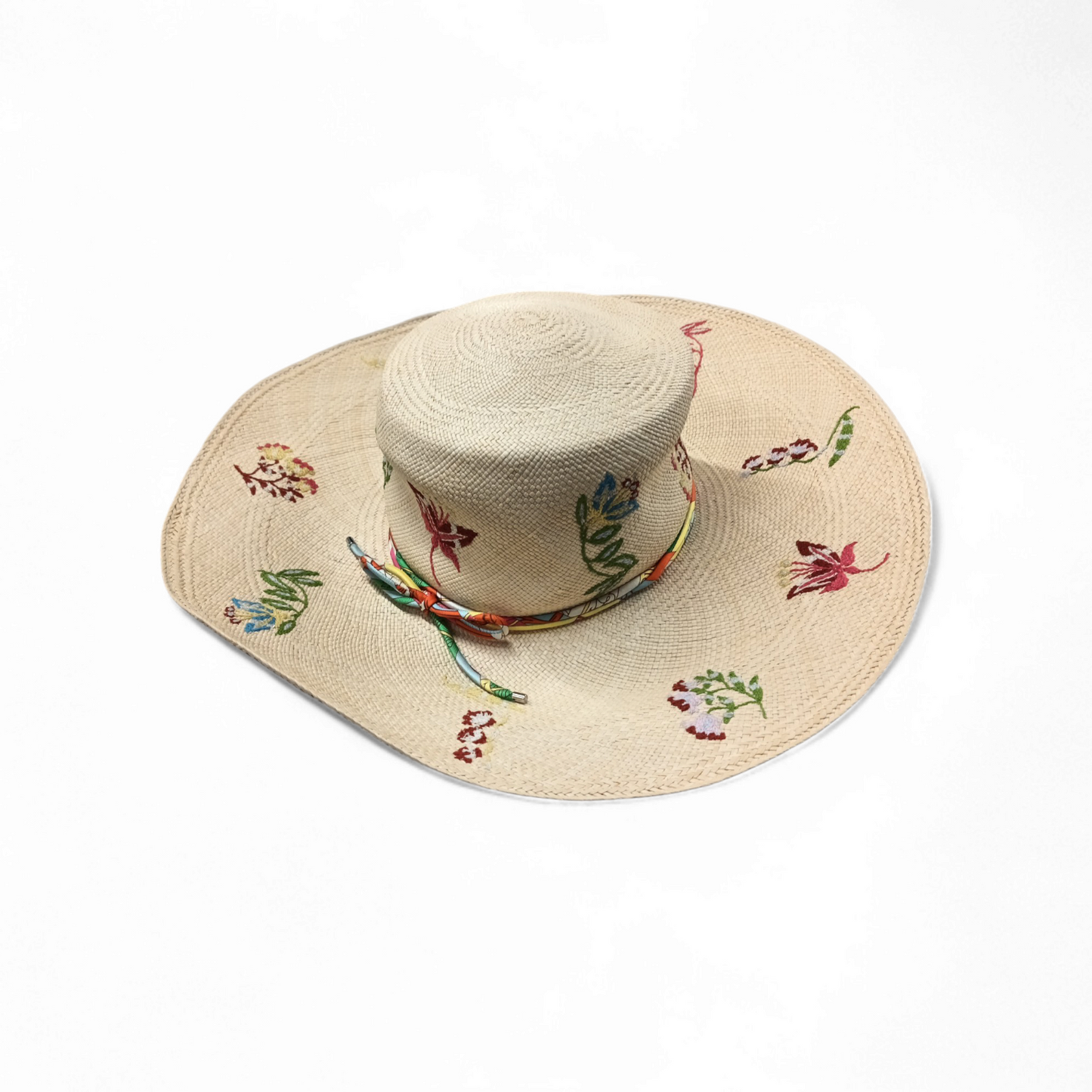 HERMES Hat Beige Rank B