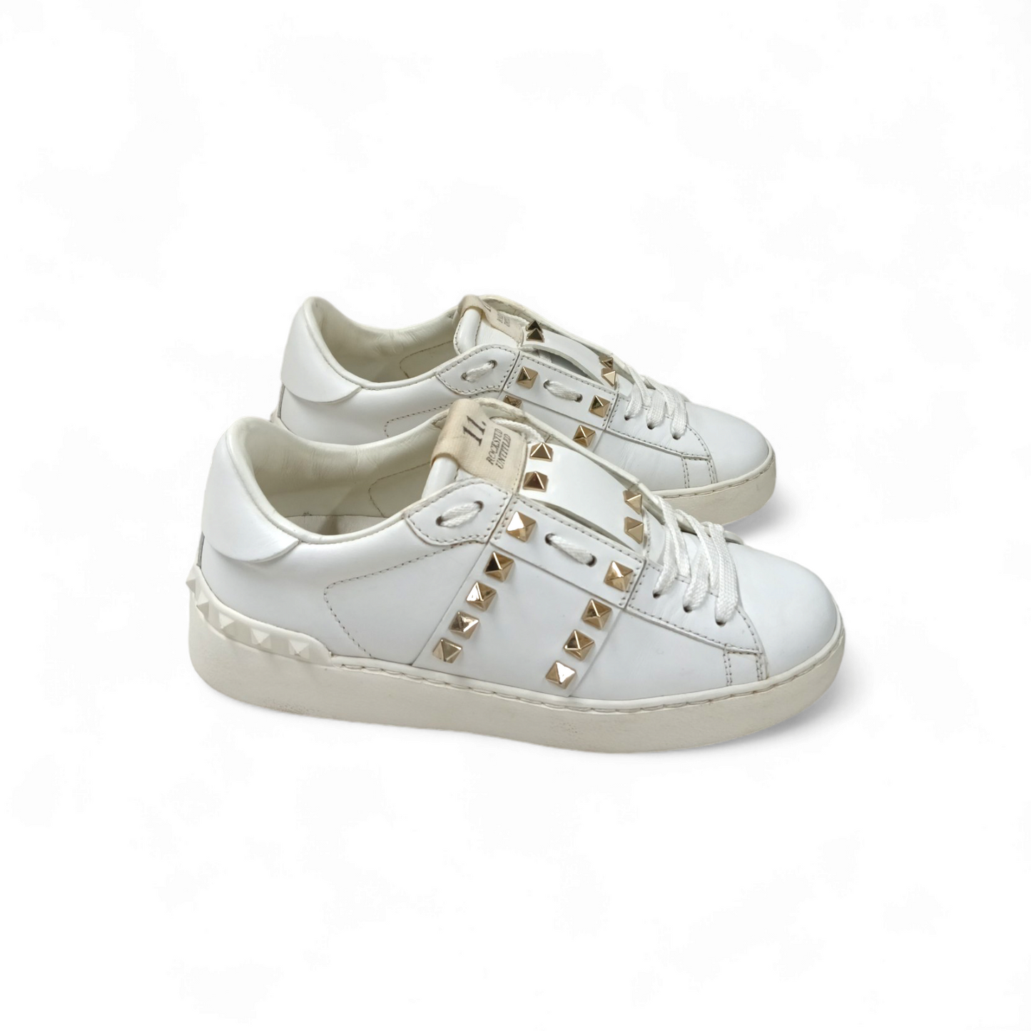 VALENTINO GARAVANI Sneaker Size 35 1/2 Lady's White TNA01 STUDS Rank B