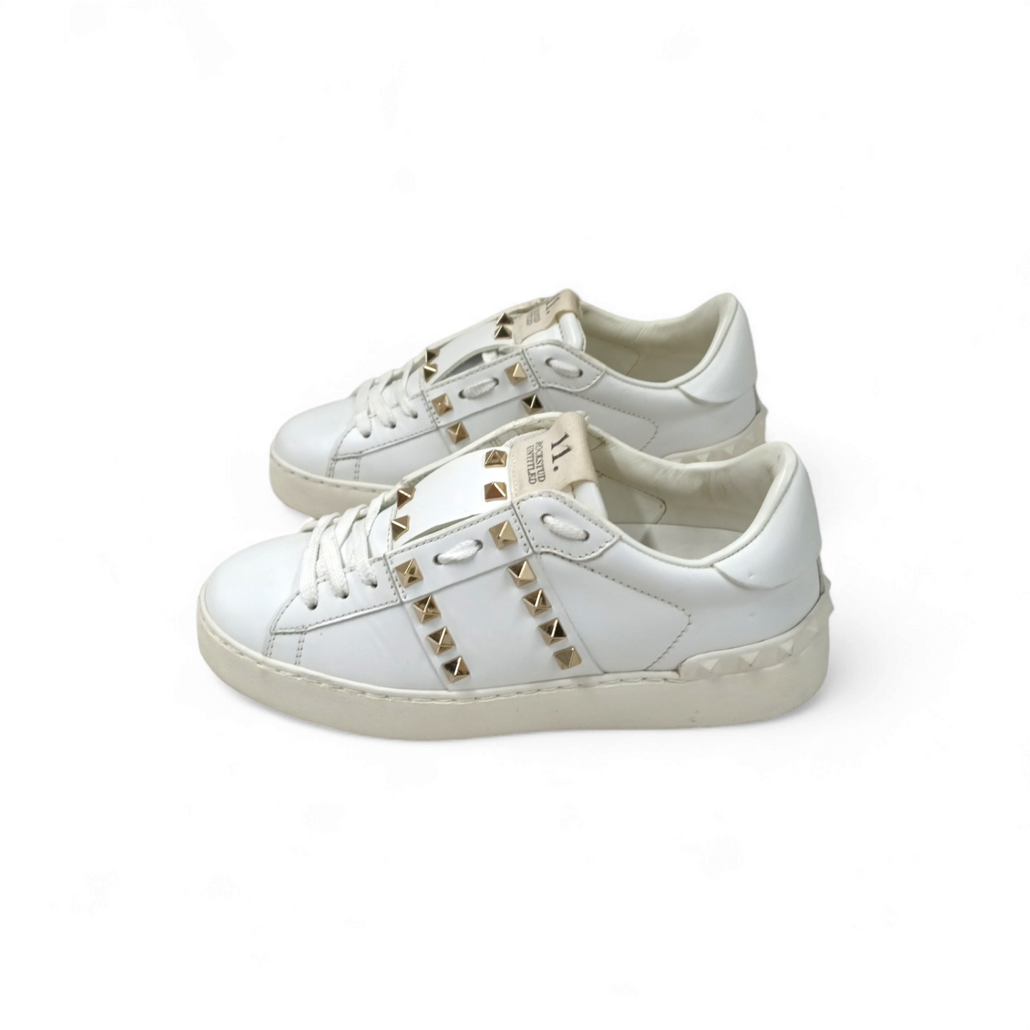 VALENTINO GARAVANI Sneaker Size 35 1/2 Lady's White TNA01 STUDS Rank B