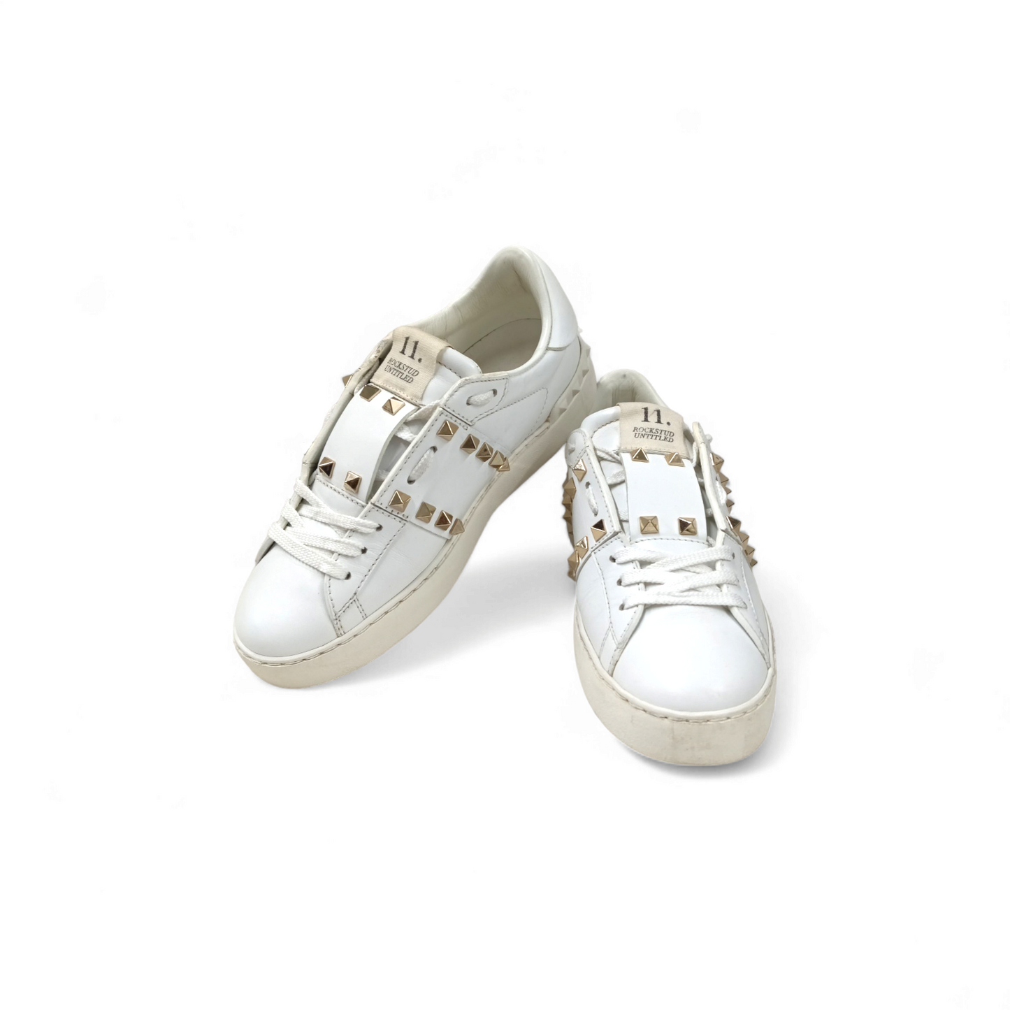 VALENTINO GARAVANI Sneaker Size 35 1/2 Lady's White TNA01 STUDS Rank B